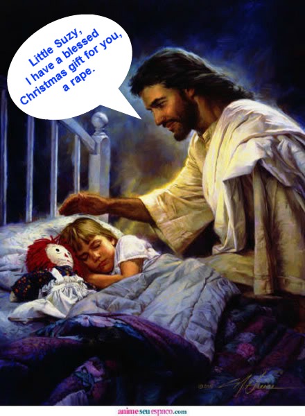 Jesuswithlittlegirlasleep