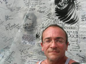 Hans Von Rittern and the signature wall 