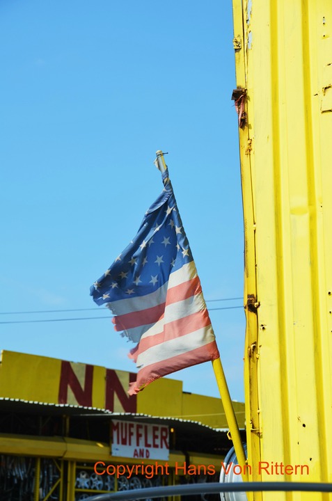 Flag at Willets Point, Queens