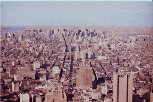 The view from my desk at World Trade, south tower