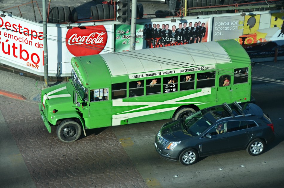 AERIAL TIJUANA BUS VIEW©
