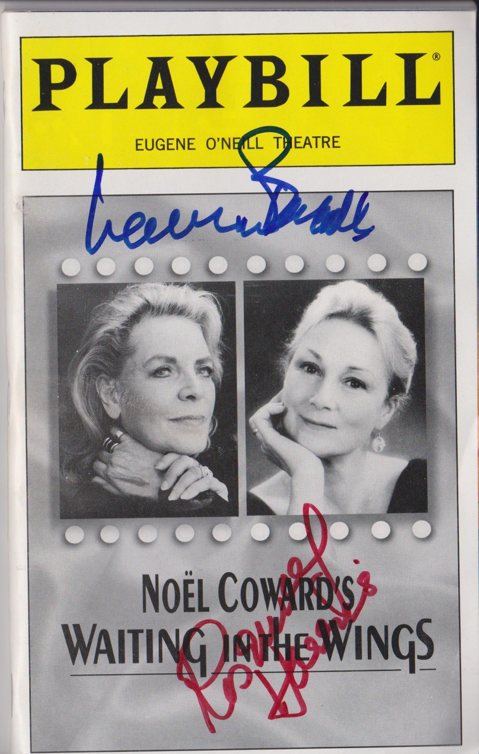 LAUREN BACALL PLAYBILL