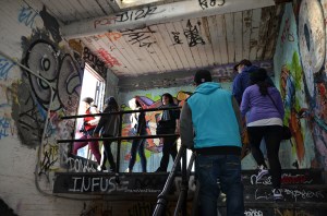 The coolest part of the 5 Pointz tour!