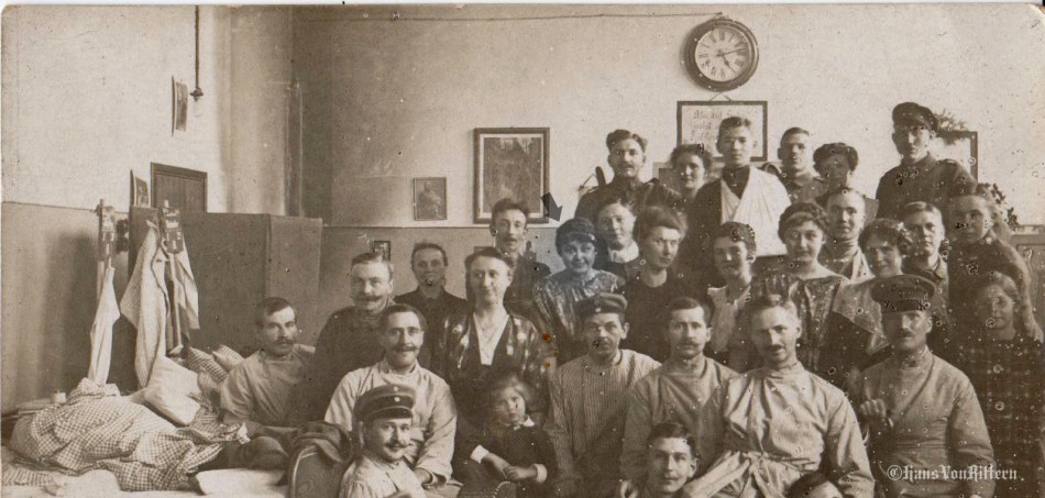 A soldiers hospital in Germany, 1917, World War I