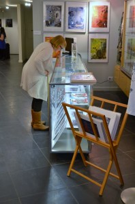 Mom checks out 'the Von Ritterns' for sale