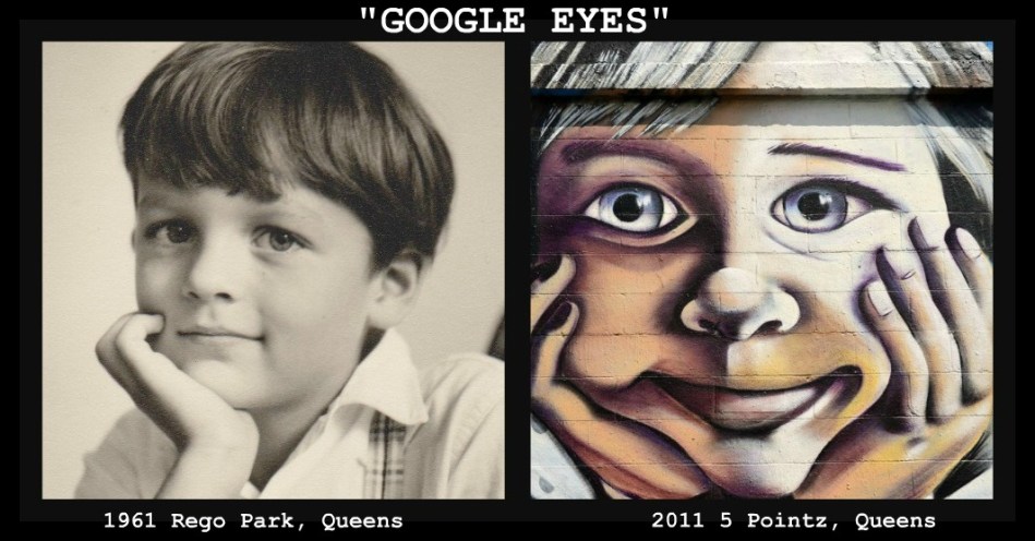 GOOGLE EYES PRINT collage