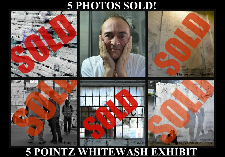5 PHOTOS SOLD 5 POINTZ EXHIBIT collage