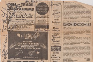 BLONDIE 1979 Village Voice ad