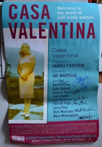 Cast signed poster