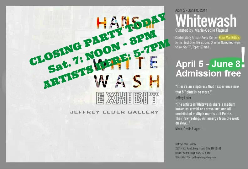 CLOSING PARTY HANS WHITEWASH